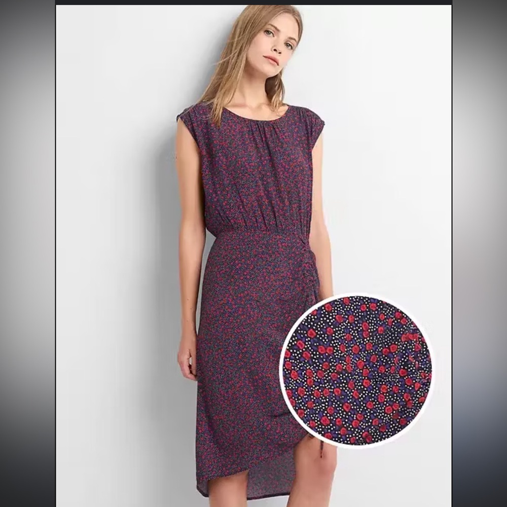 [Like 🆕!] Gap Midi Floral Print Women's Dress - Size 8